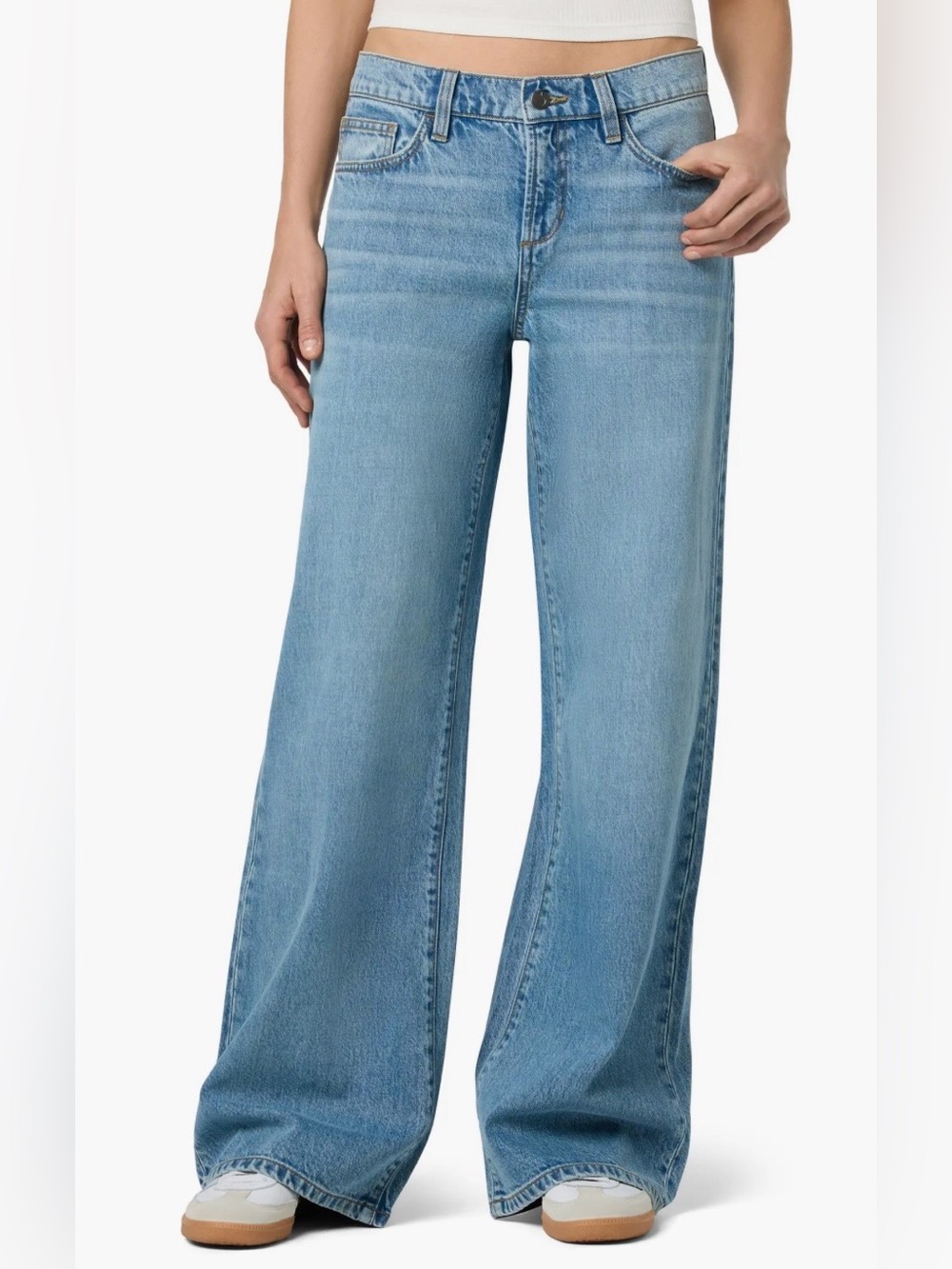 NWT Joe’s Wide Leg Low Rise Relaxed Hanoi Jeans 28